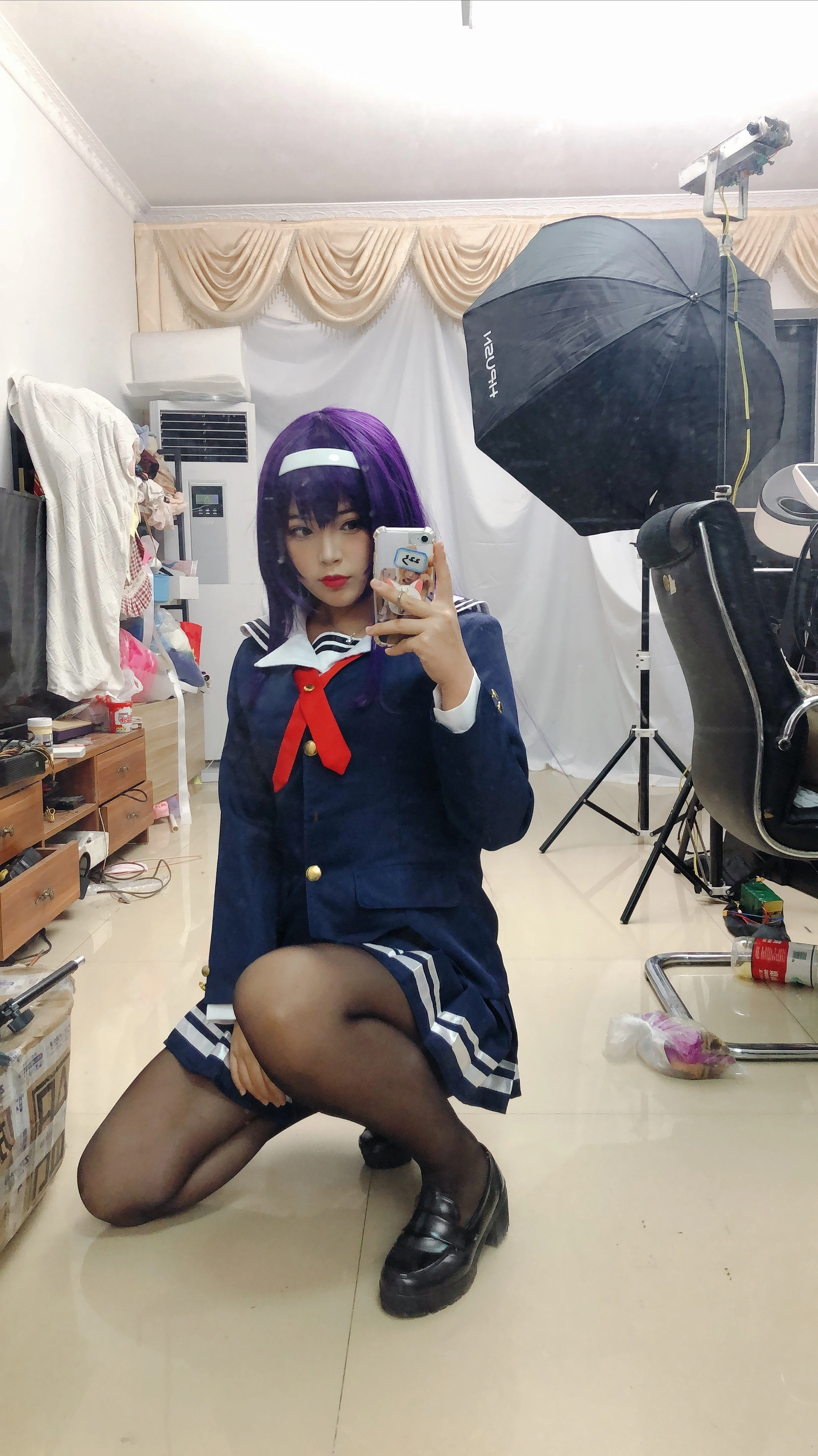 白烨 - NO.11 学姐校服自拍 2