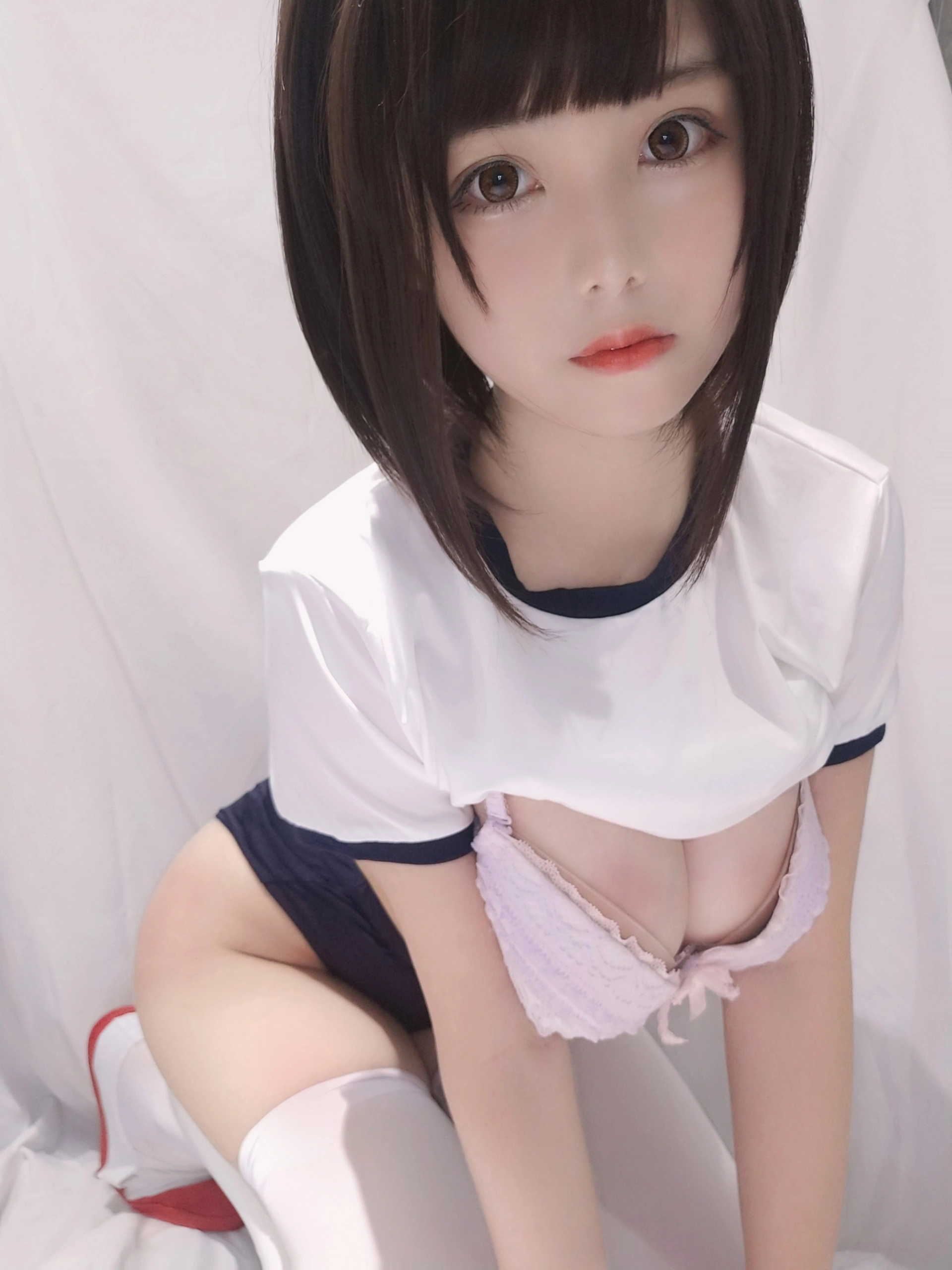蜜汁猫裘 - NO.35 白色体操服 2