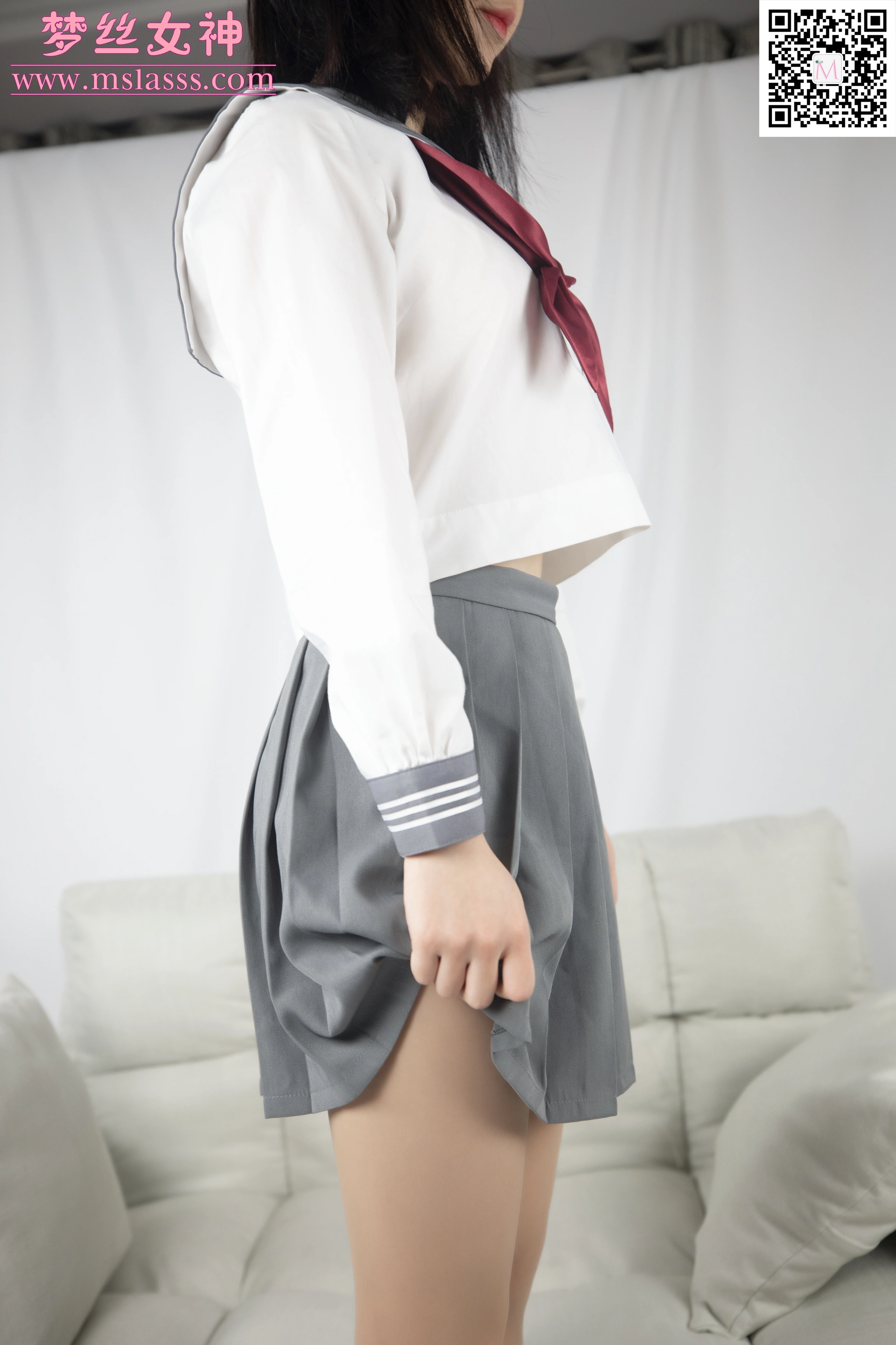 MSLASS梦丝女神 - 2020.01.12 NO.083 奶味小仙女 初恋的味道 2