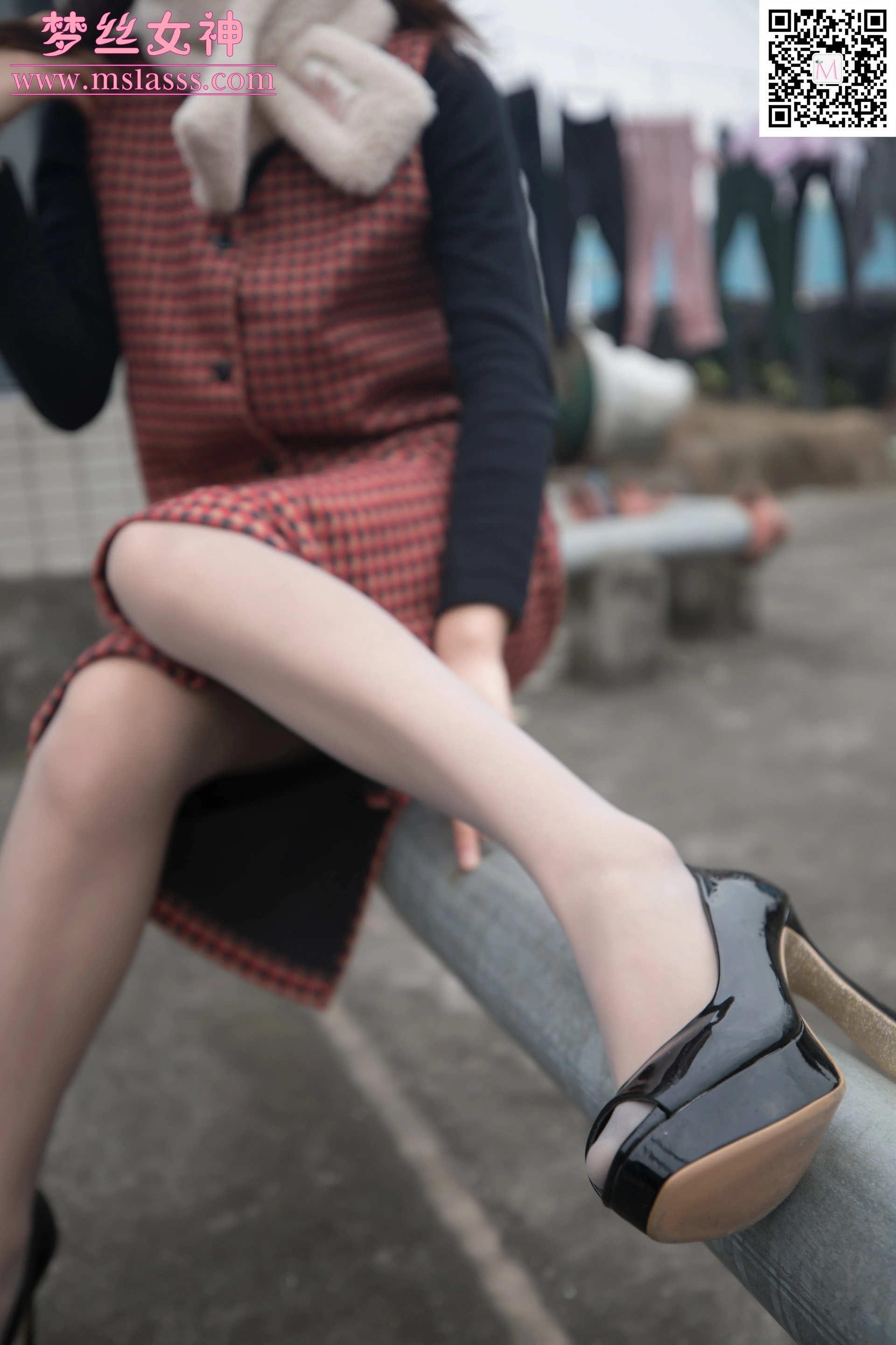 MSLASS梦丝女神 - 2020.01.15 NO.084 璇璇5 天台少女 3