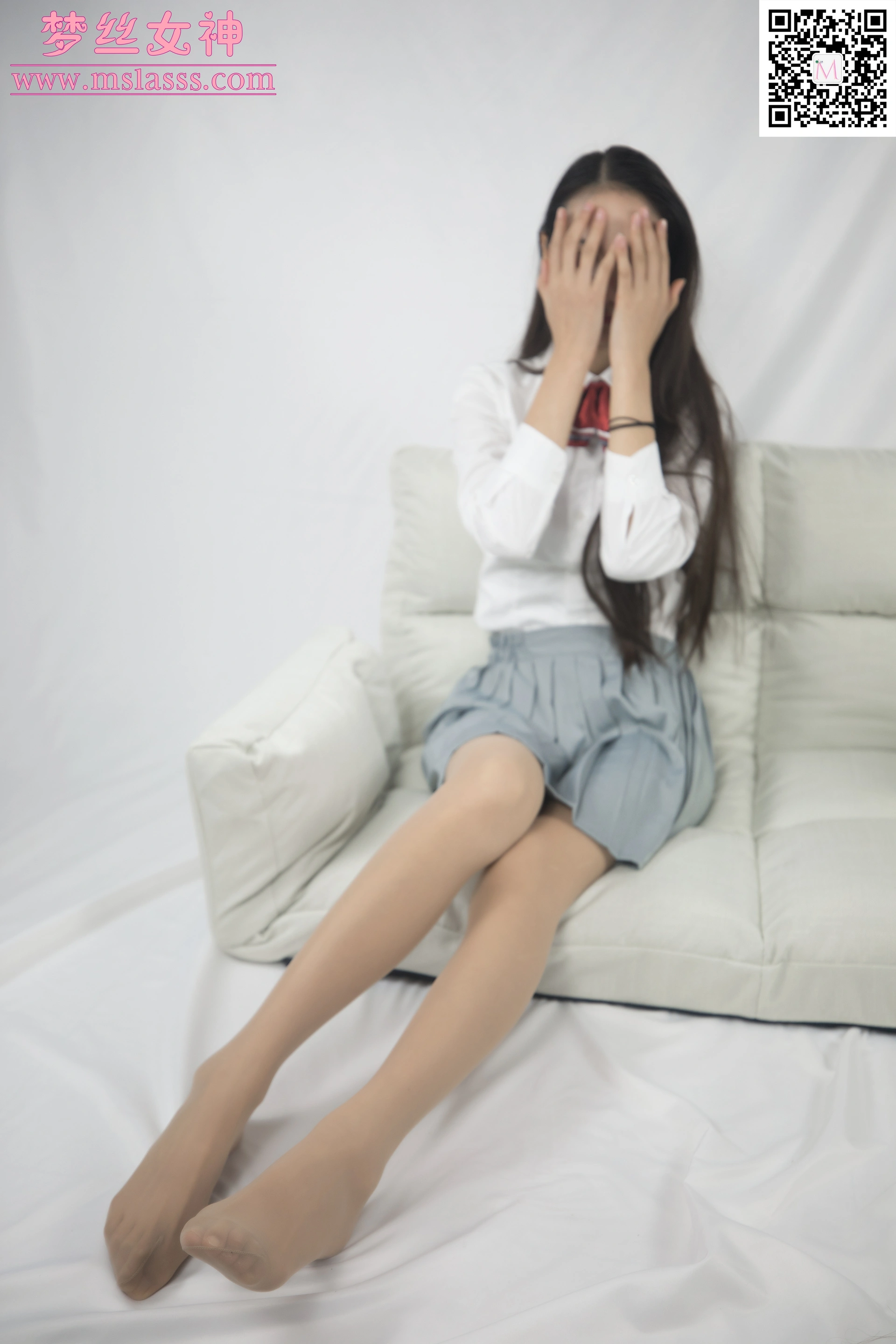 MSLASS梦丝女神 - 2020.01.22 NO.086 小迟 小JK的大长腿 2