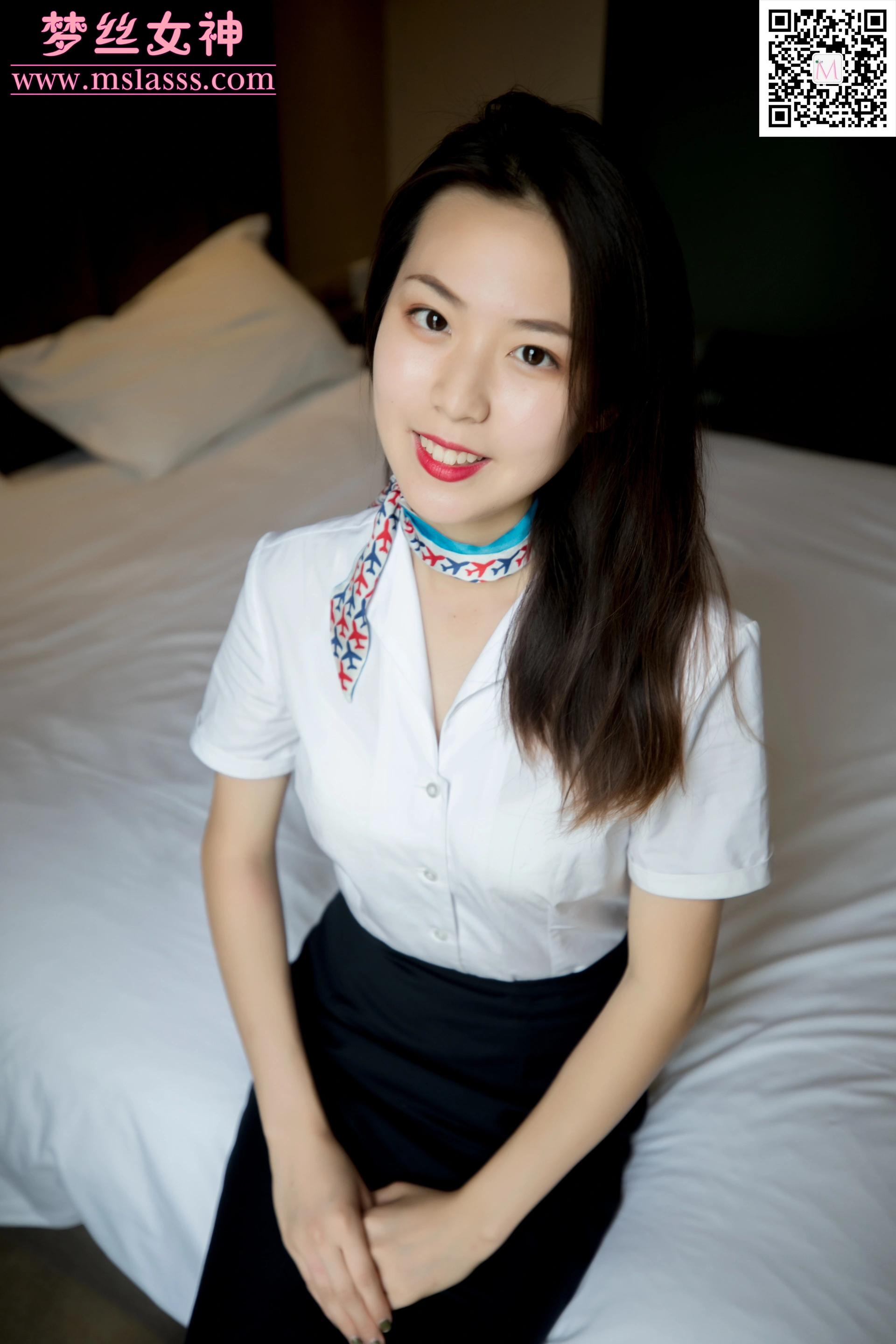 MSLASS梦丝女神 - 2020.02.26 NO.093 芷蕾 航空校花 1