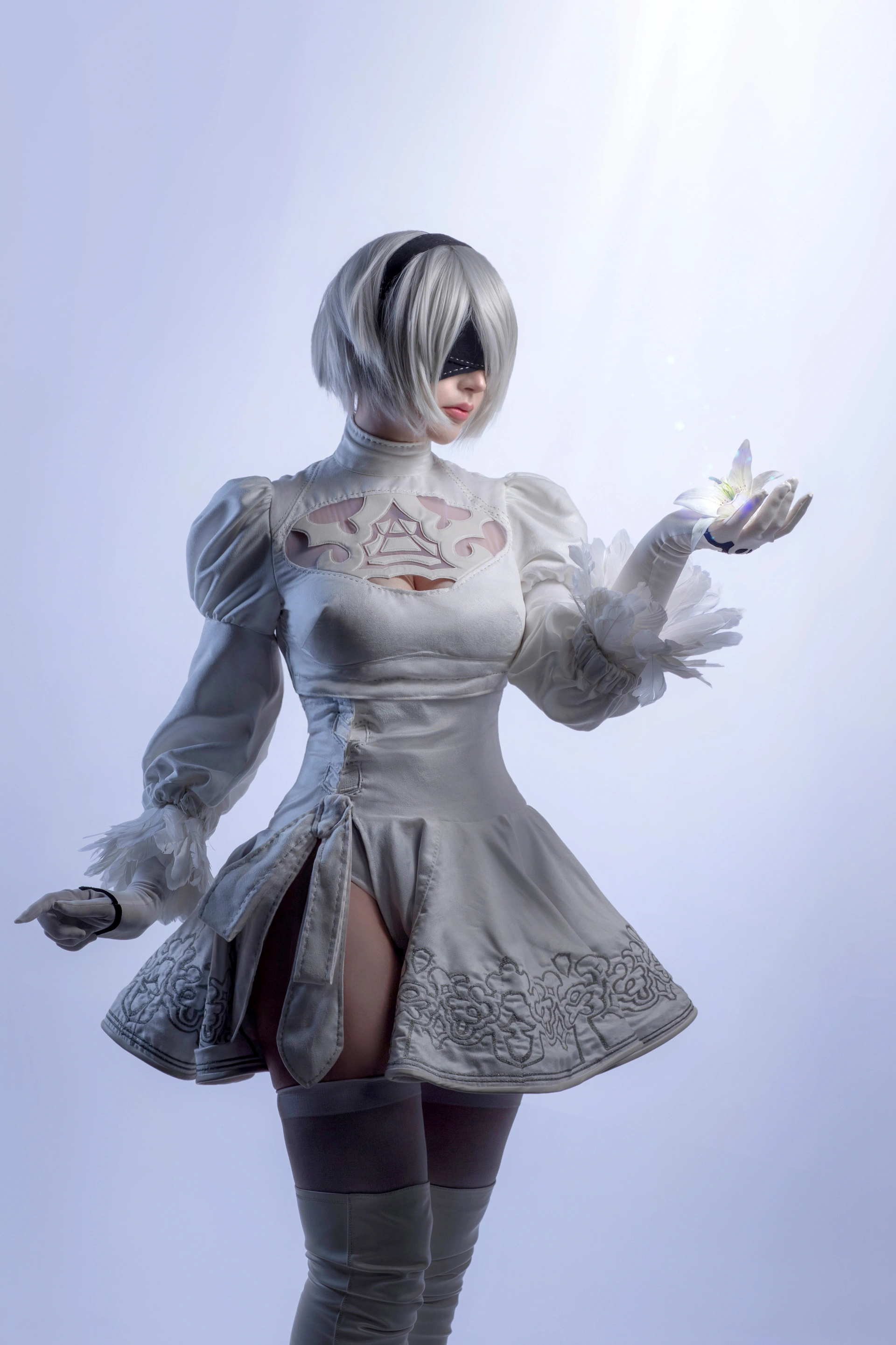 Sayathefox - NO.03 2B White Dress 2