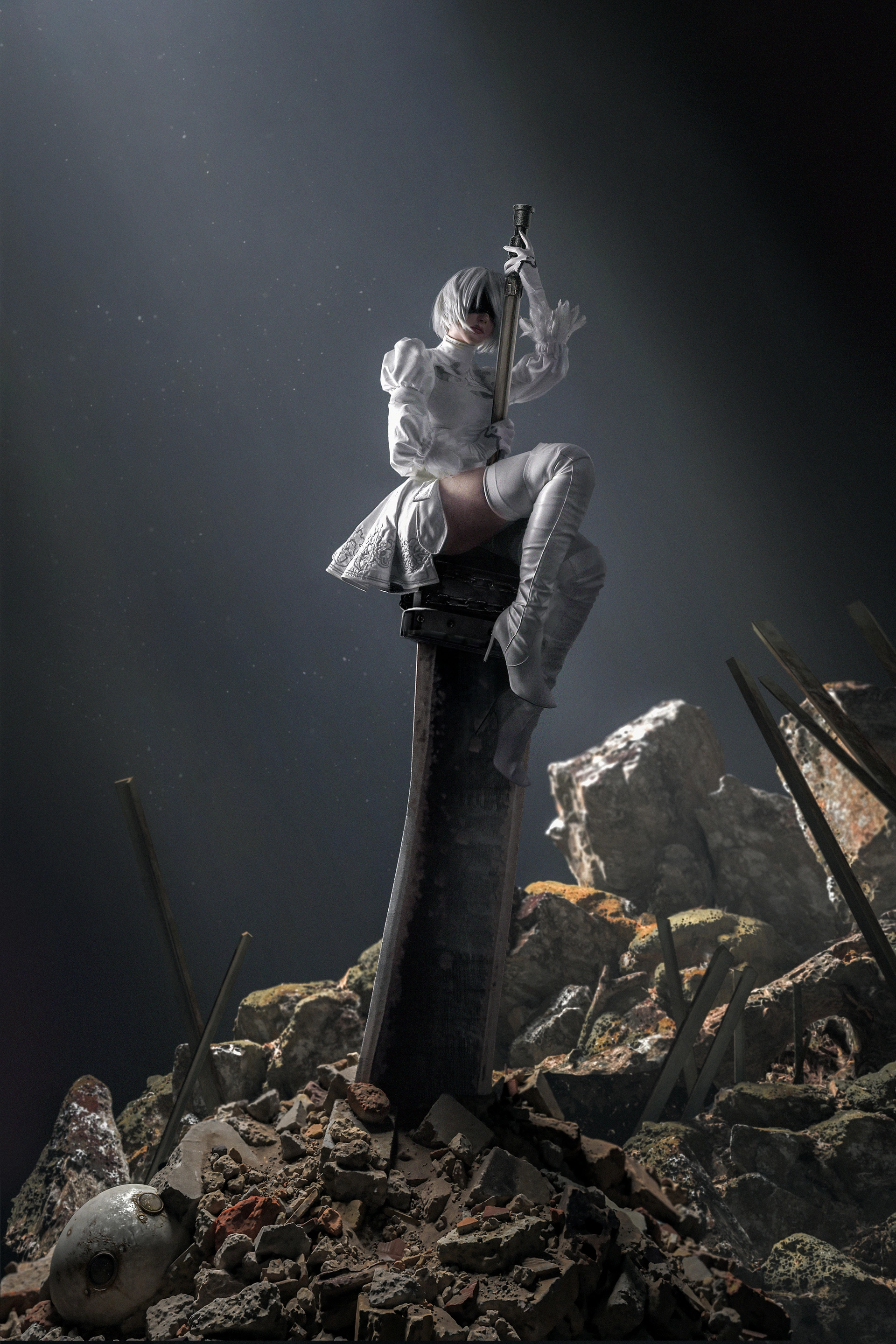 Sayathefox - NO.03 2B White Dress 3